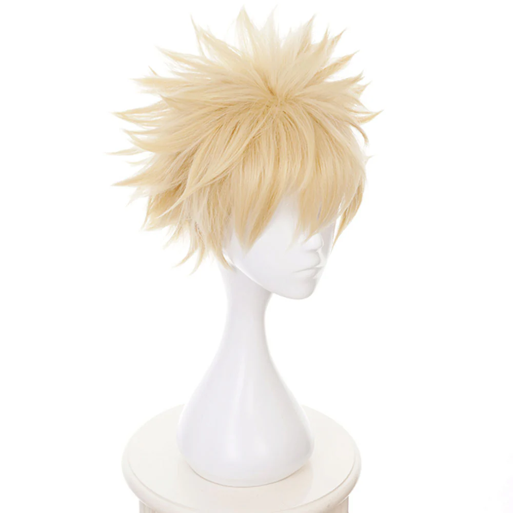 Anime My Hero Academia Bakugou Katsuki Cosplay Wig Heat Resistant Sythentic Hair - Image 3