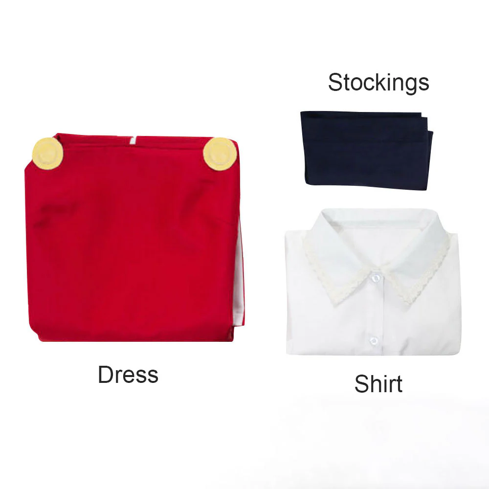 Anime My Hero Academia Eri Cosplay Red Costume - Image 7