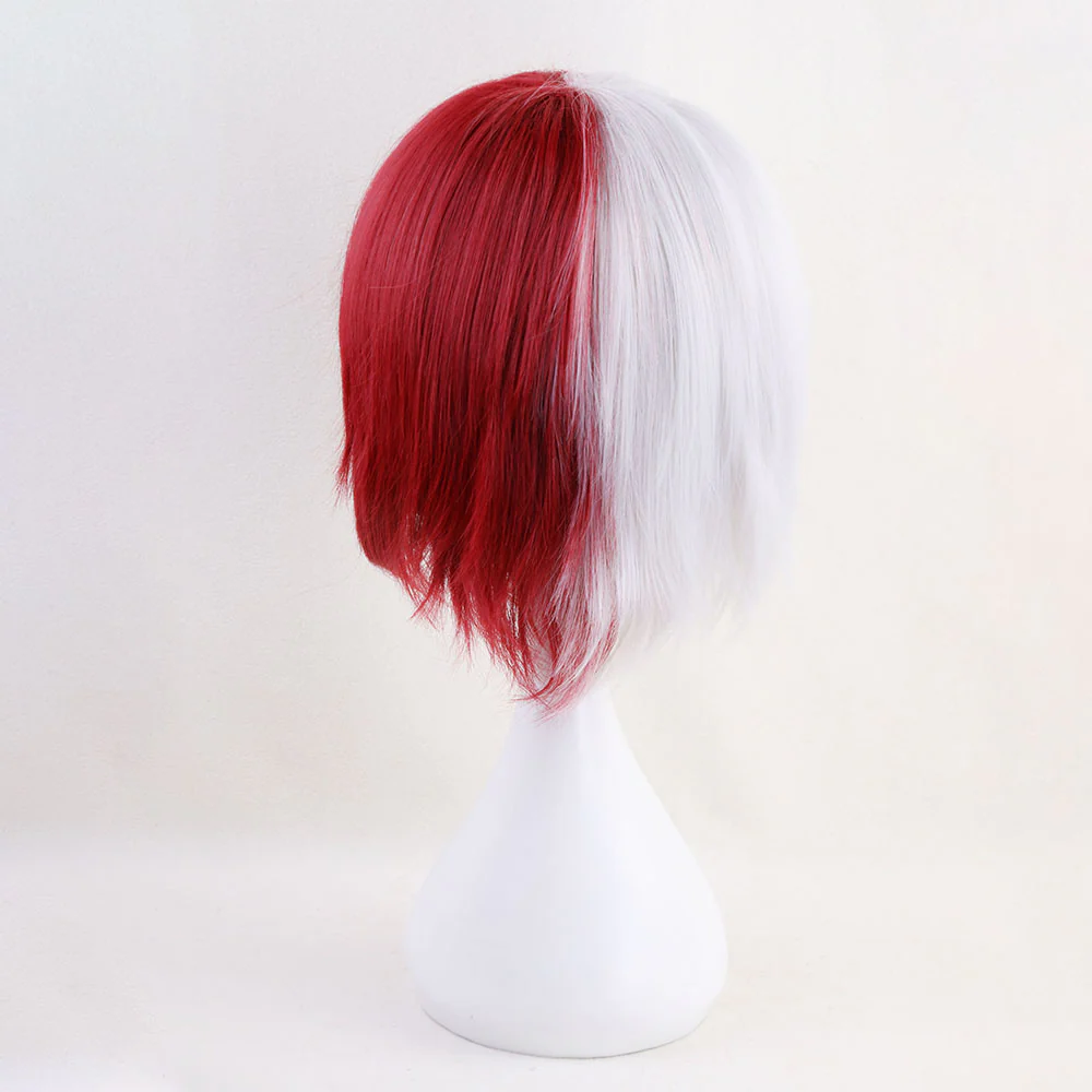 Anime My Hero Academia Todoroki Shoto Cosplay Wig Heat Resistant Sythentic Hair - Image 4