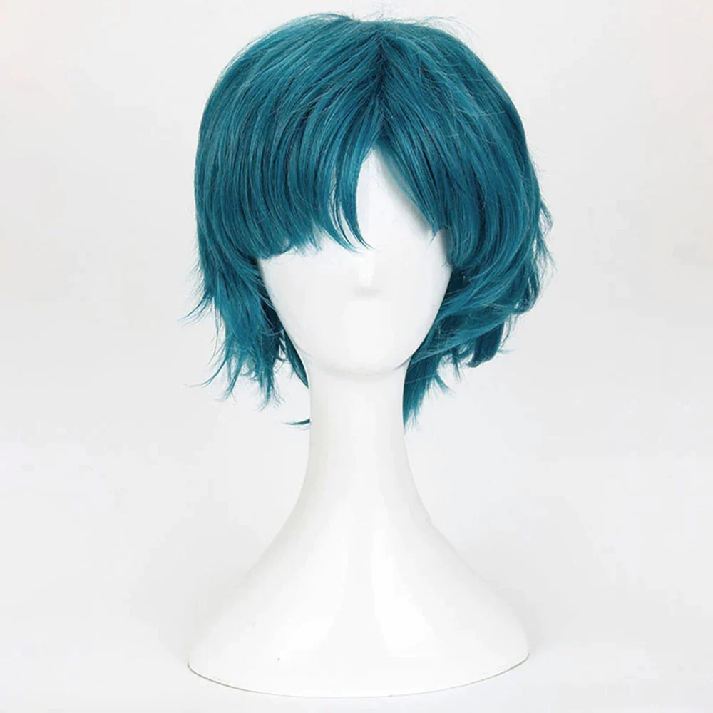 Anime Sailor Moon Sailor mercury Mizuno Ami Cosplay Wig Heat Resistant Sythentic Hair - Image 5