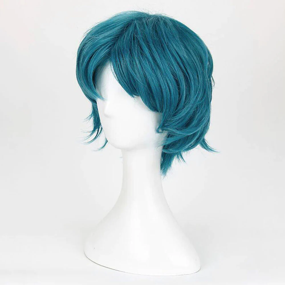 Anime Sailor Moon Sailor mercury Mizuno Ami Cosplay Wig Heat Resistant Sythentic Hair - Image 6