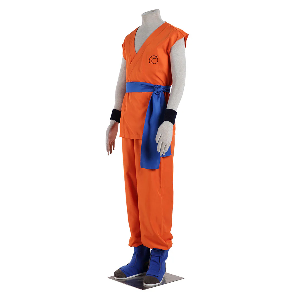 Dragon Ball Costume Son Goku Training Suit Cosplay for Men and Kids - Image 3