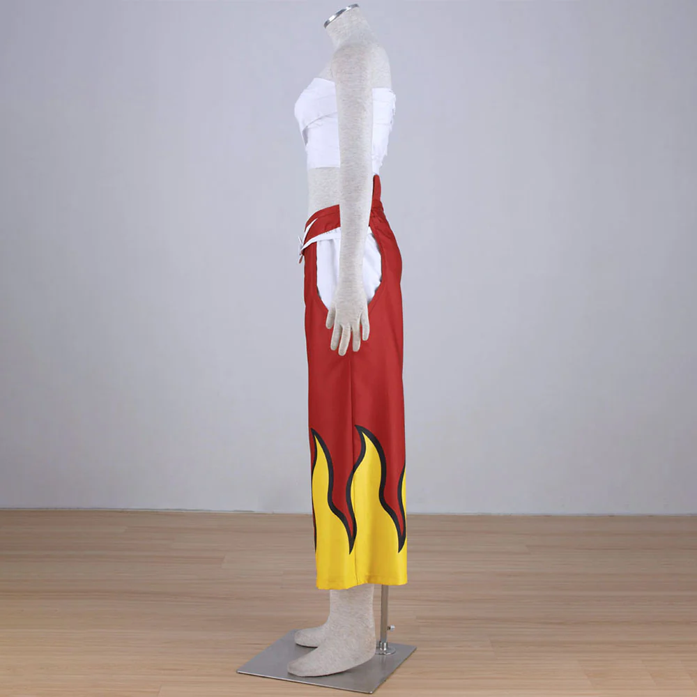 Fairy Tail Costume Erza Scarlet Crimson Mage Cosplay Full Outfit for Women and Kids - Image 6