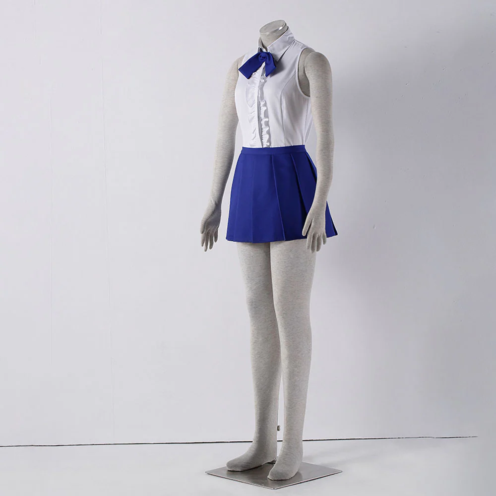 Fairy Tail Costume Erza Scarlet Normal Uniform Cosplay Set for Women and Kids - Image 4