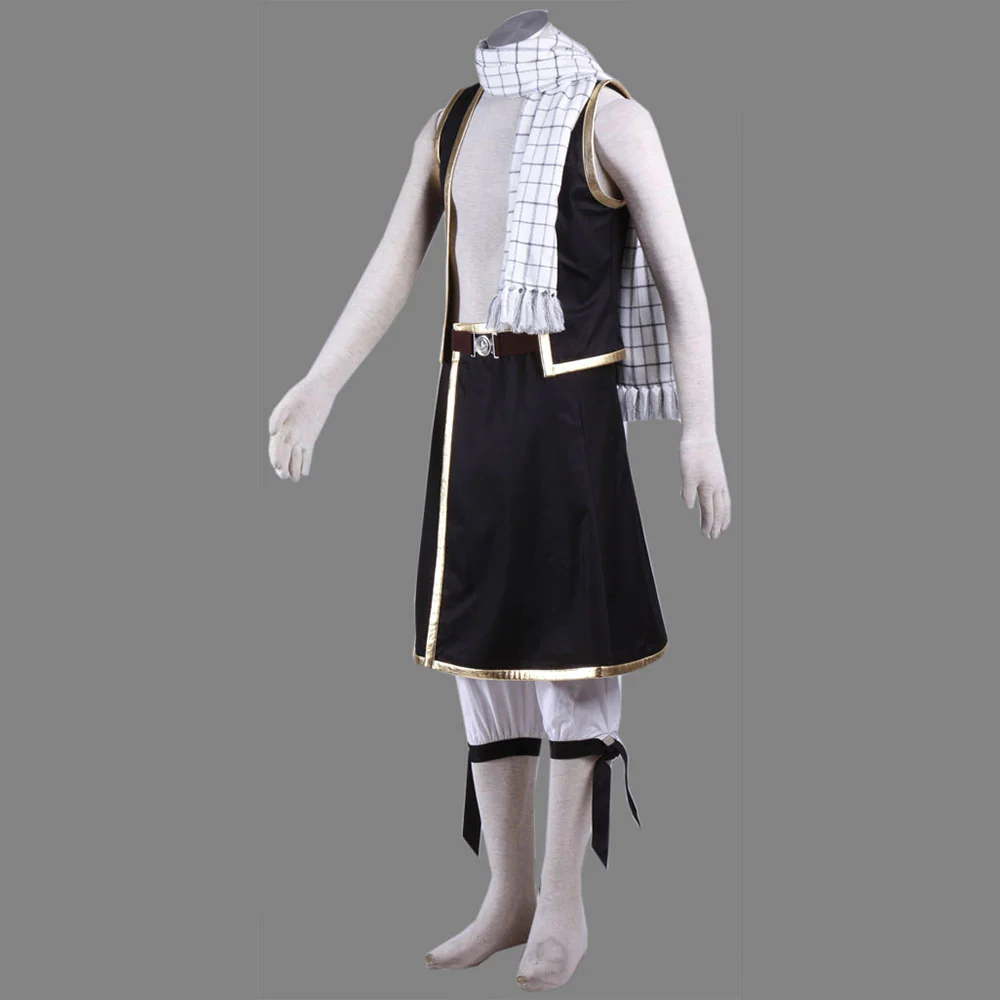 Fairy Tail Costume Final Season Etherious Natsu Dragneel Cosplay Set for Men and Kids - Image 4