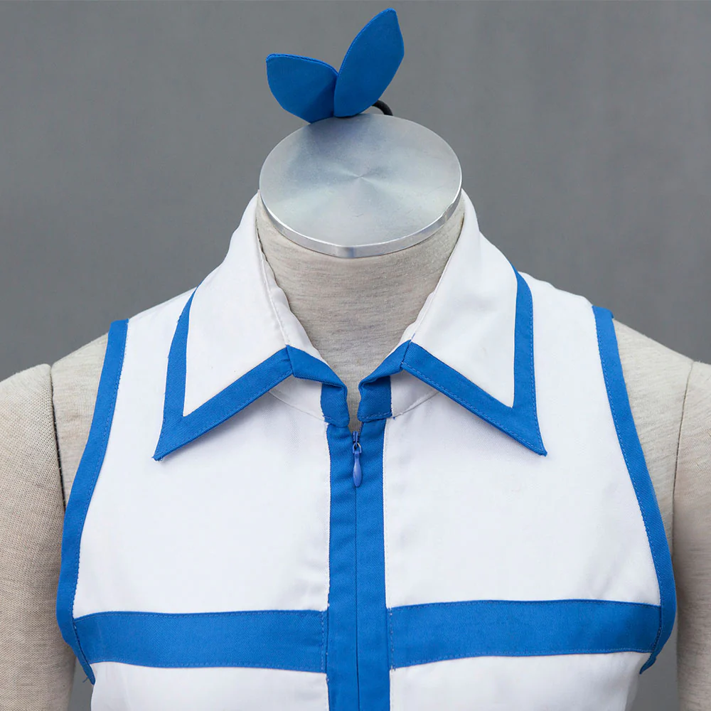 Fairy Tail Costume Lucy Heartfilia Normal Uniform Cosplay Set with Eridanus for Women and Kids - Image 6