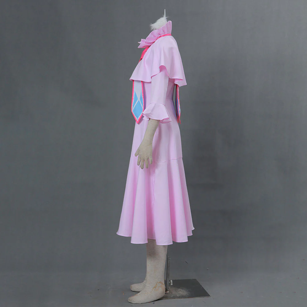 Fairy Tail Costume Mavis Vermilion Luxury Uniform Cosplay Dress with Accessories for Women and Kids - Image 4