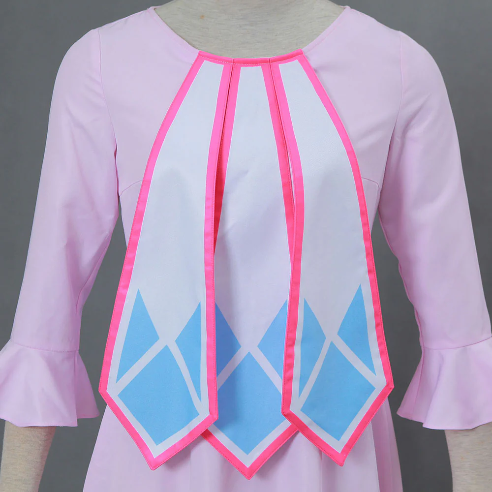 Fairy Tail Costume Mavis Vermilion Luxury Uniform Cosplay Dress with Accessories for Women and Kids - Image 7