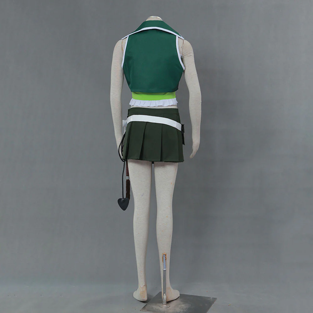 Fairy Tail Costume Tenrou Island Arc Lucy Heartfilia Green Outfit Cosplay with Accessories for Women and Kids - Image 3