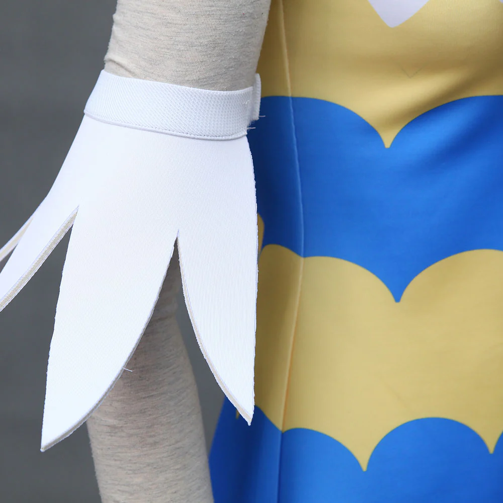 Fairy Tail Costume Wendy Marvell Cosplay Dress with Accessories for Women and Kids - Image 6