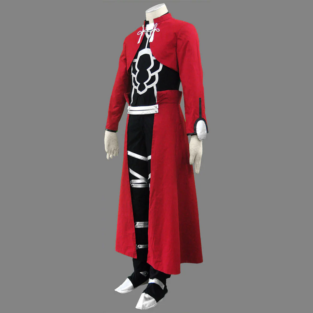 Fate / Stay Night Costume Archer Emiya Shirou Cosplay Set with Accessories for Men and Kids - Image 3