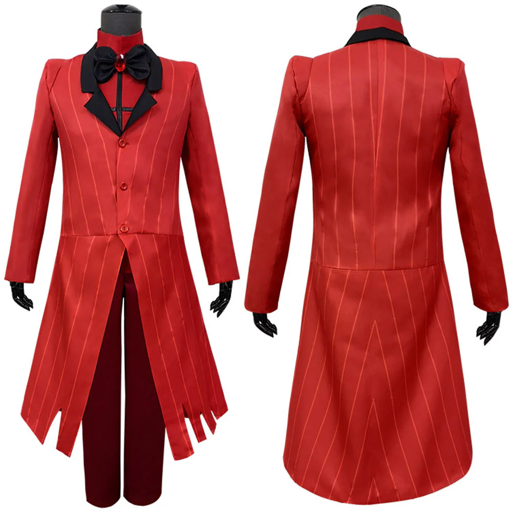 For Men Hazbin Hotel Costume Alastor Cosplay full Outfits Radio Demon Costume - Image 3