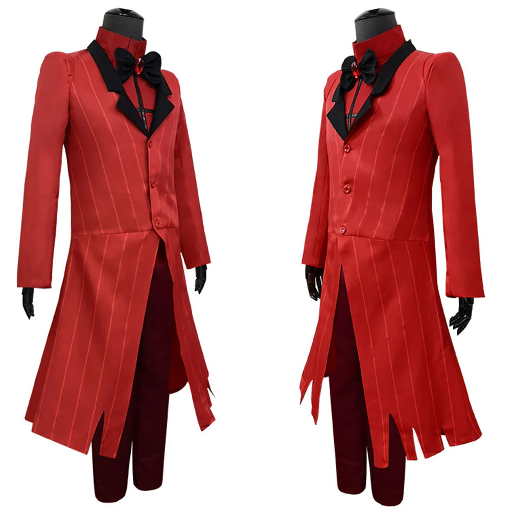 For Men Hazbin Hotel Costume Alastor Cosplay full Outfits Radio Demon Costume - Image 4