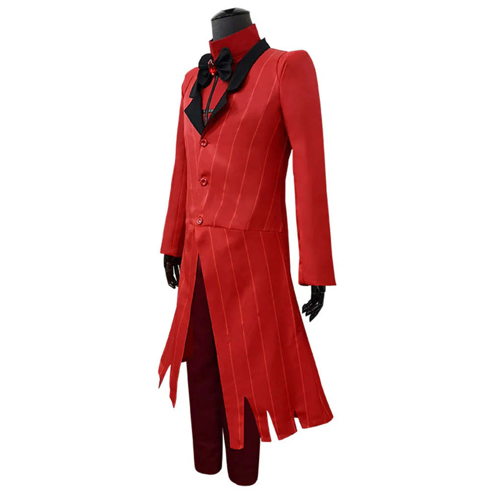 For Men Hazbin Hotel Costume Alastor Cosplay full Outfits Radio Demon Costume - Image 6