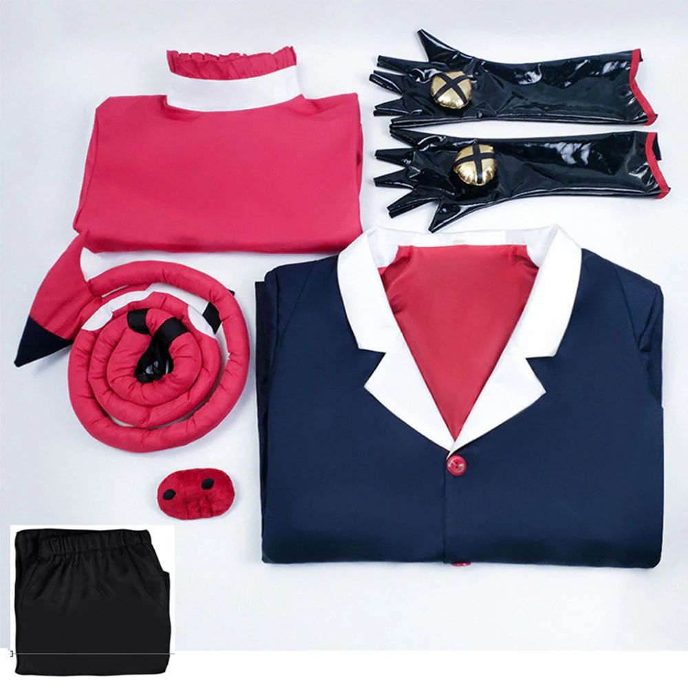 For Men Hazbin Hotel Costume Helluva Blitzo Cosplay Uniform Outfit Full Set - Image 5