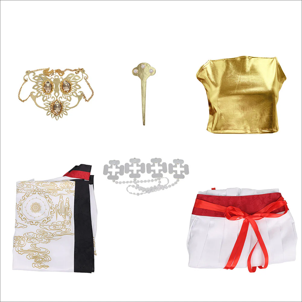 Game Black Myth : Wukong Princess Iron Fan Costume Set Cosplay - Image 3