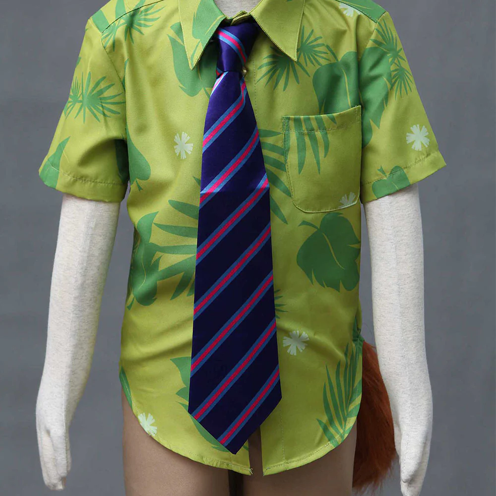 Kids and Men Zootopia Costume The Fox Nick Wilde Cosplay Halloween Costume - Image 6