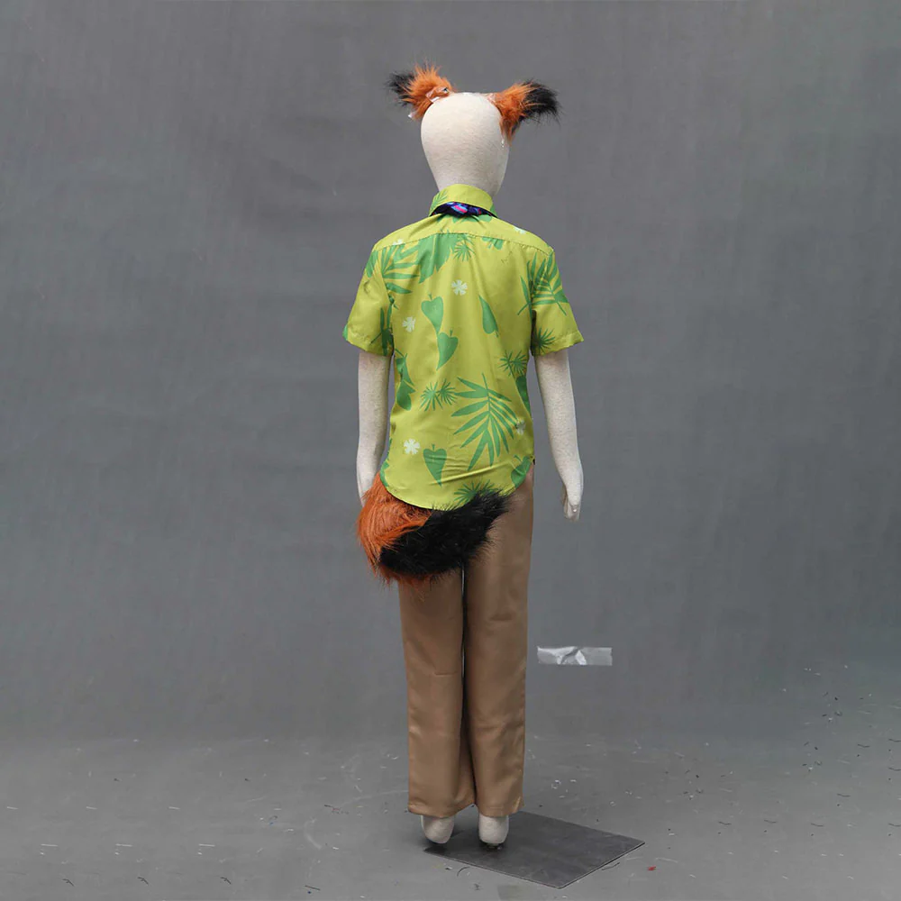Men and Kids Zootopia Costume The Fox Nick Wilde Cosplay Halloween Costume - Image 7