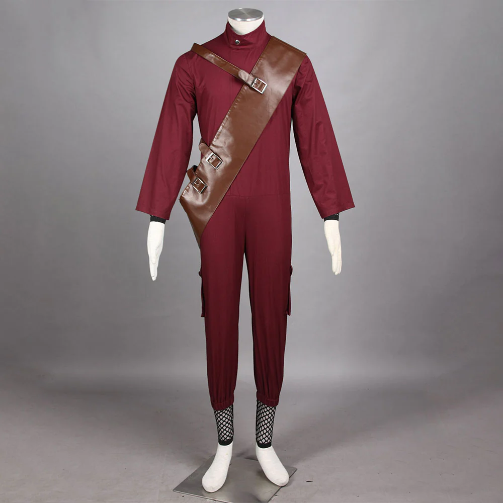 Naruto Costume Gaara Save Sasuke Cosplay full Outfit for Men and Kids - Image 6
