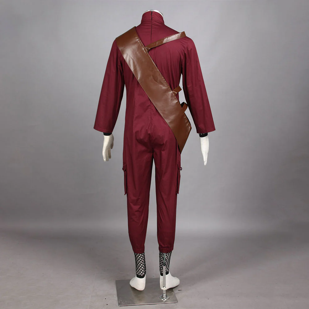 Naruto Costume Gaara Save Sasuke Cosplay full Outfit for Men and Kids - Image 7