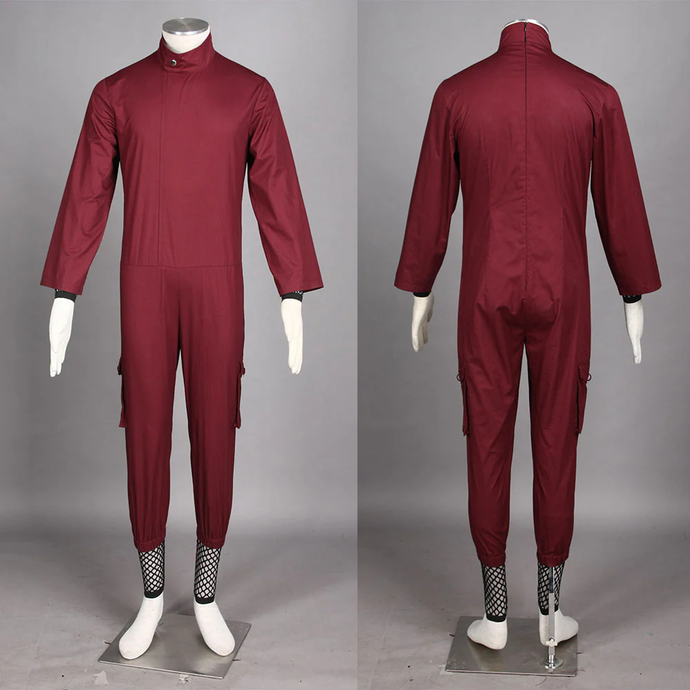 Naruto Costume Gaara Save Sasuke Cosplay full Outfit for Men and Kids - Image 8