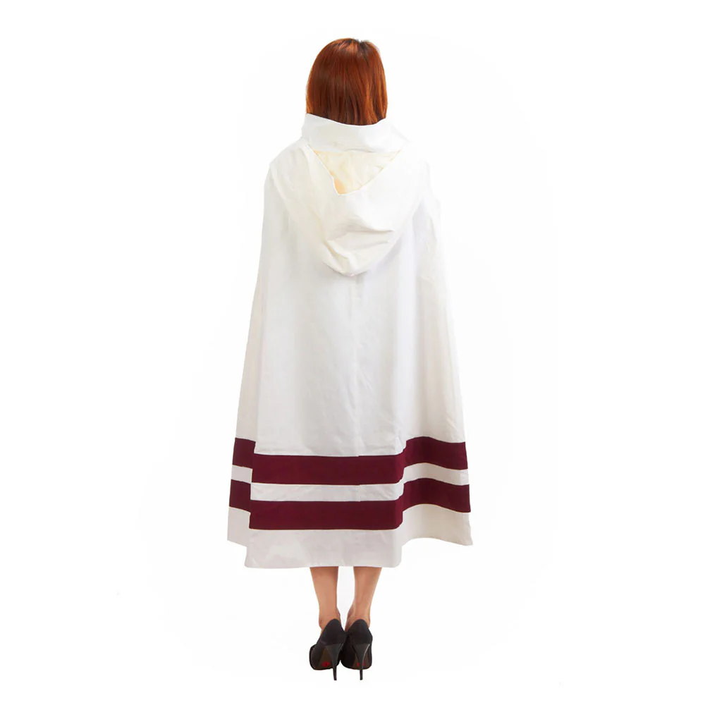 Naruto Costume Konohagakure Ninja Robe White Cloak Cosplay for Adults and Kids - Image 4