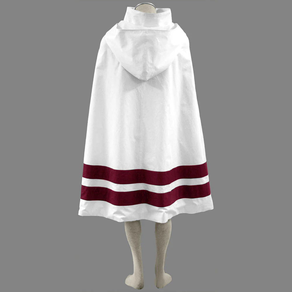 Naruto Costume Konohagakure Ninja Robe White Cloak Cosplay for Adults and Kids - Image 7