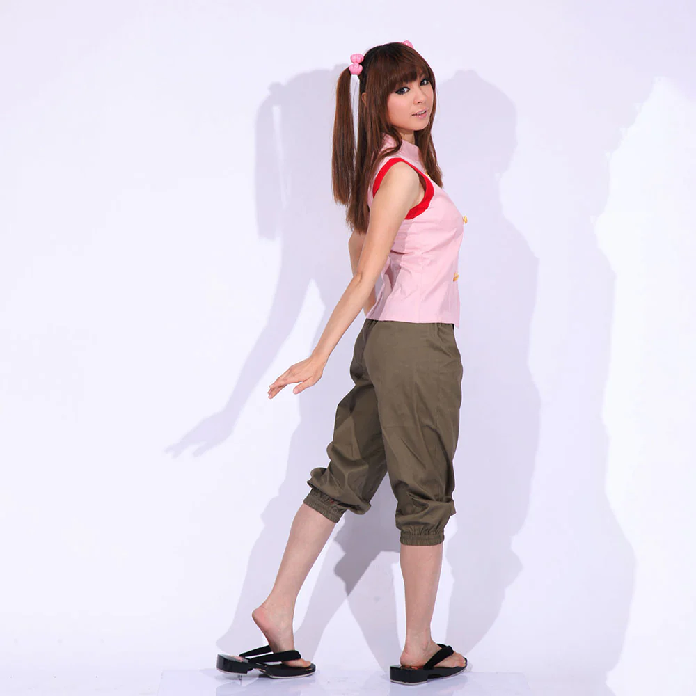 Naruto Costume Tenten Childhood Cosplay full Outfit for Women and Kids - Image 3