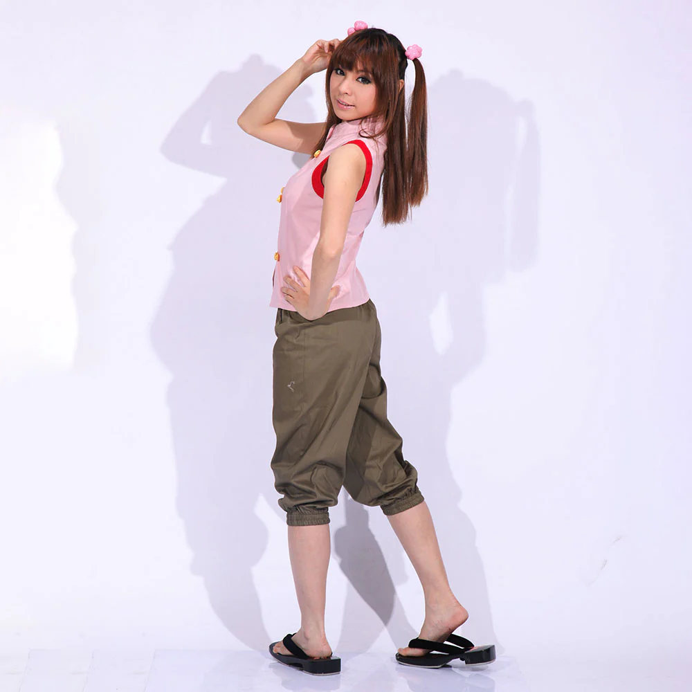 Naruto Costume Tenten Childhood Cosplay full Outfit for Women and Kids - Image 4