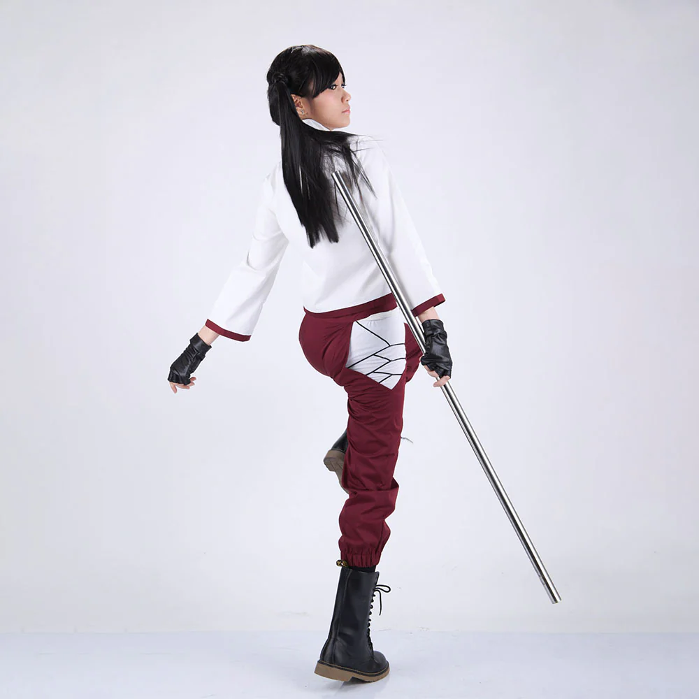 Naruto Shippuden Costume Tenten Cosplay full Outfit for Women and Kids - Image 3