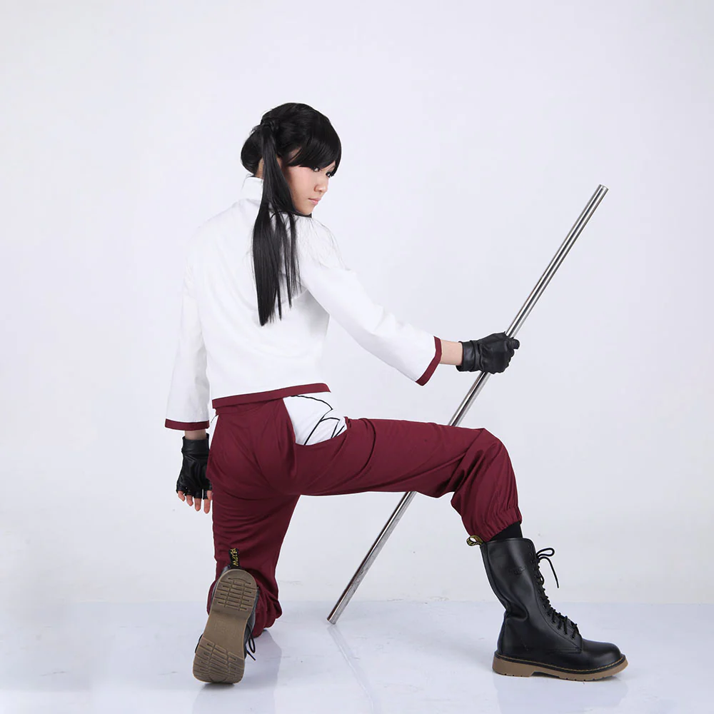Naruto Shippuden Costume Tenten Cosplay full Outfit for Women and Kids - Image 4