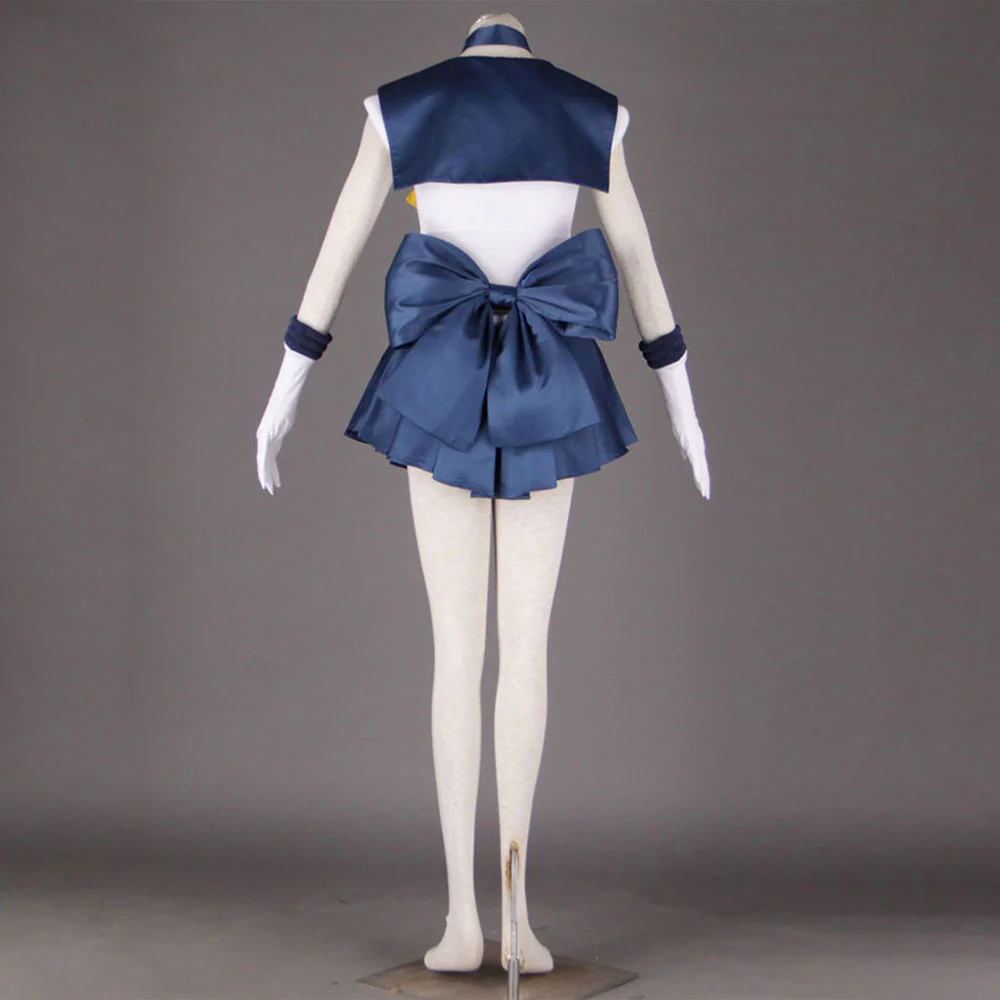 Women and Kids Sailor Moon Costume Sailor Uranus Tenou Haruka Cosplay with Accessories - Image 3