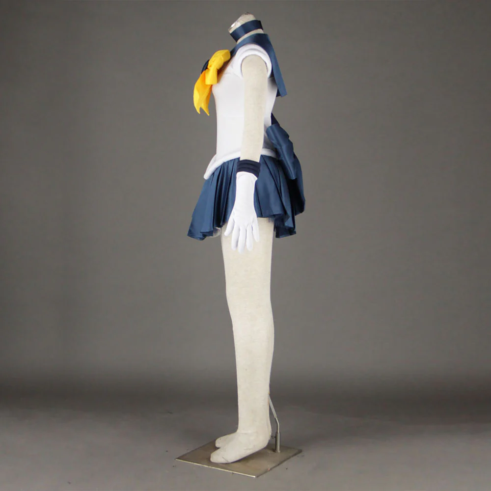 Women and Kids Sailor Moon Costume Sailor Uranus Tenou Haruka Cosplay with Accessories - Image 4