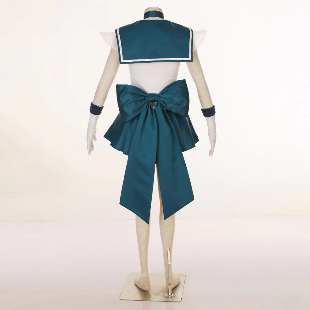 Women and Kids Sailor Moon Super S Costume Sailor Uranus Tenou Haruka Cosplay with Accessories - Image 4