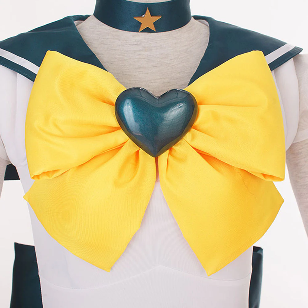Women and Kids Sailor Moon Super S Costume Sailor Uranus Tenou Haruka Cosplay with Accessories - Image 6