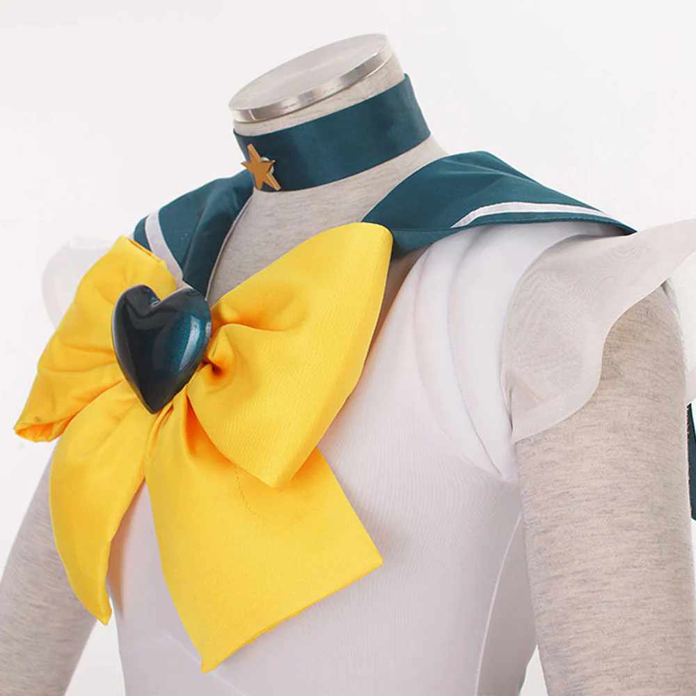 Women and Kids Sailor Moon Super S Costume Sailor Uranus Tenou Haruka Cosplay with Accessories - Image 7