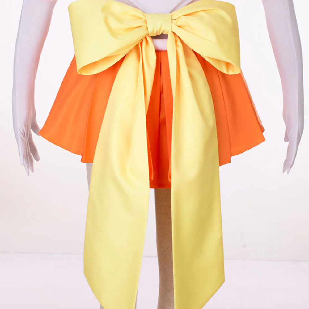 Women and Kids Sailor Moon Super S Costume Sailor Venus Aino Minago Cosplay with Accessories - Image 7